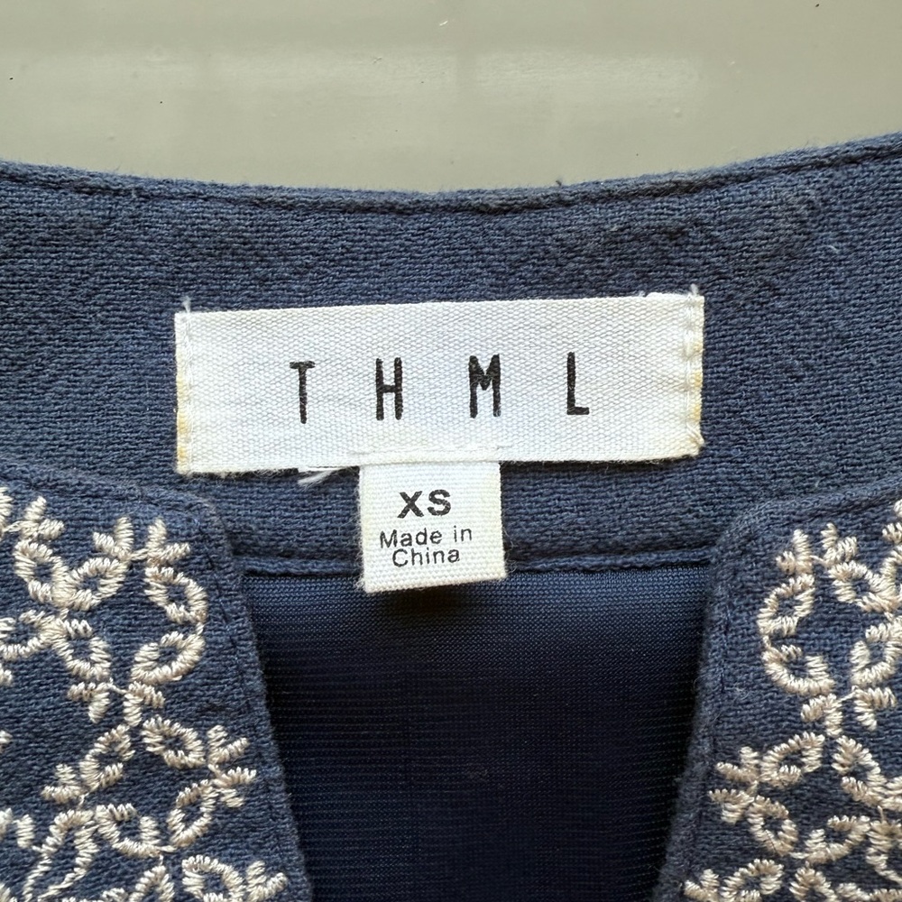 THML Embroidered Mini Dress - Picture 2 of 2